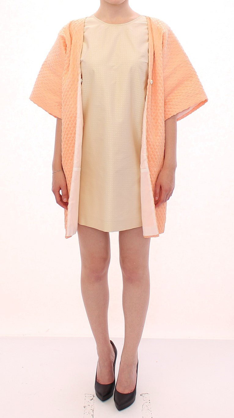 Pink Short Sleeves Jacket Coat - X excelência