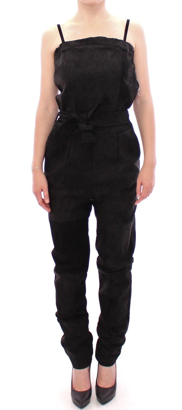 Black Leather Jumpsuit - X excelência