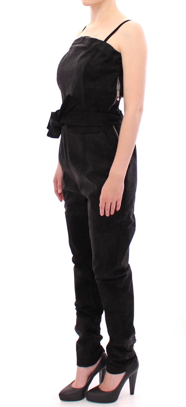 Black Leather Jumpsuit - X excelência