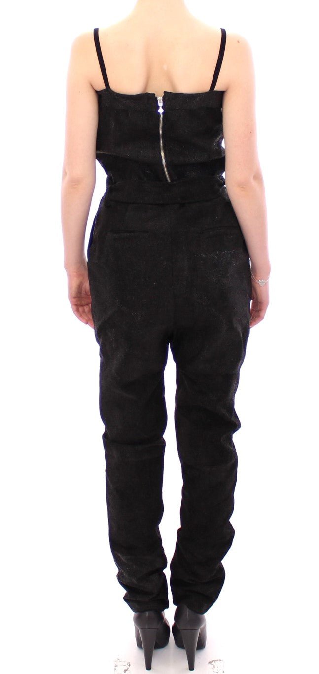 Black Leather Jumpsuit - X excelência