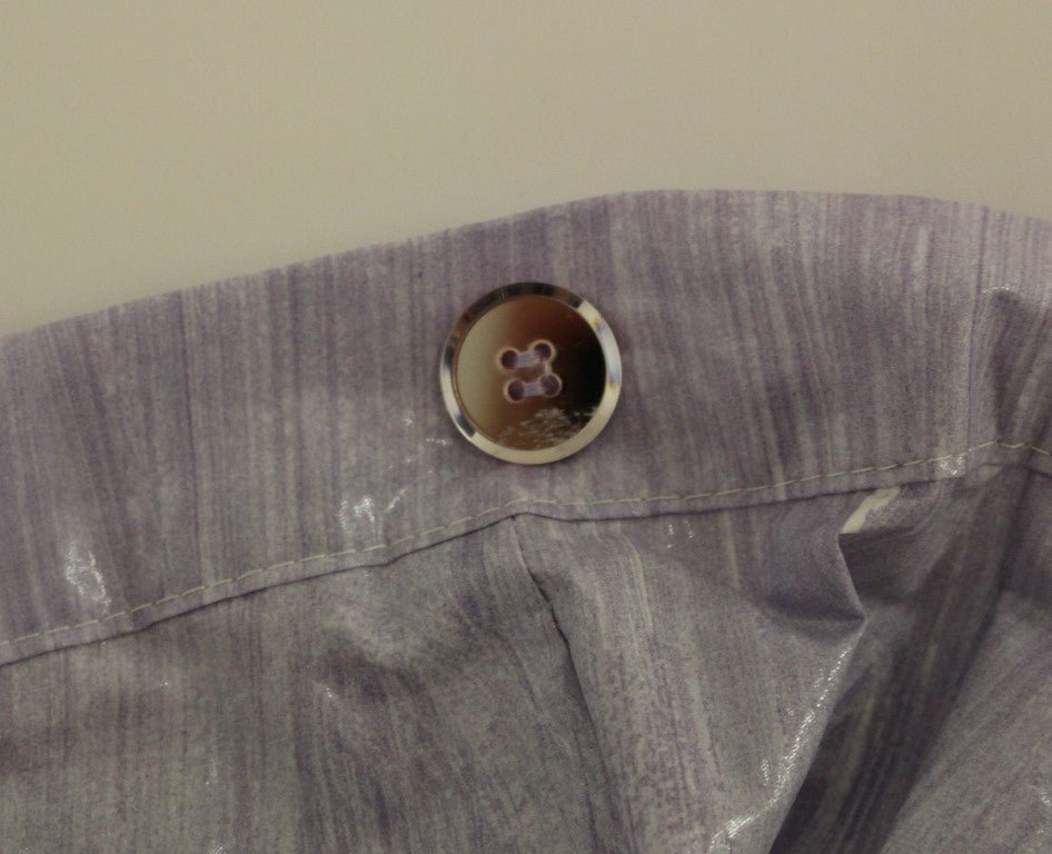 Purple Viscose Above-Knee Wrap Skirt - X excelência