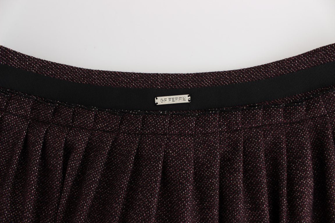 Purple Short Flannel Skirt - X excelência