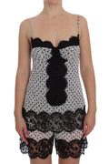 Black Silk Lace Babydoll Lingerie Top - X excelência