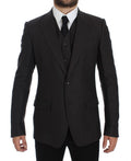 Gray Slim Fit Linen Blazer Jacket - X excelência
