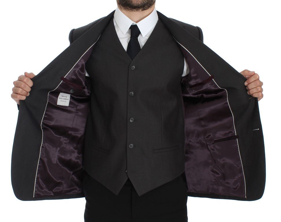 Gray Slim Fit Linen Blazer Jacket - X excelência