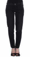 Blue Slim Jeans Denim Pants Skinny Leg Straight - X excelência