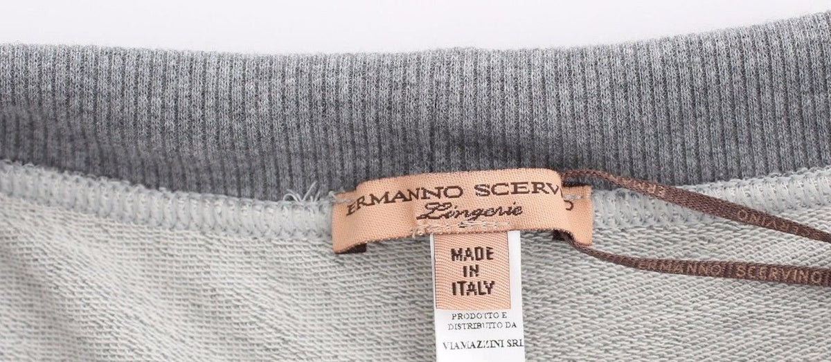 Lingerie Gray Mini Shorts Sleepwear Hotpants - X excelência