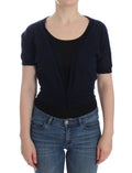 Knit Blue Wool Sweater Cardigan - X excelência