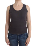 Brown knit tank top - X excelência