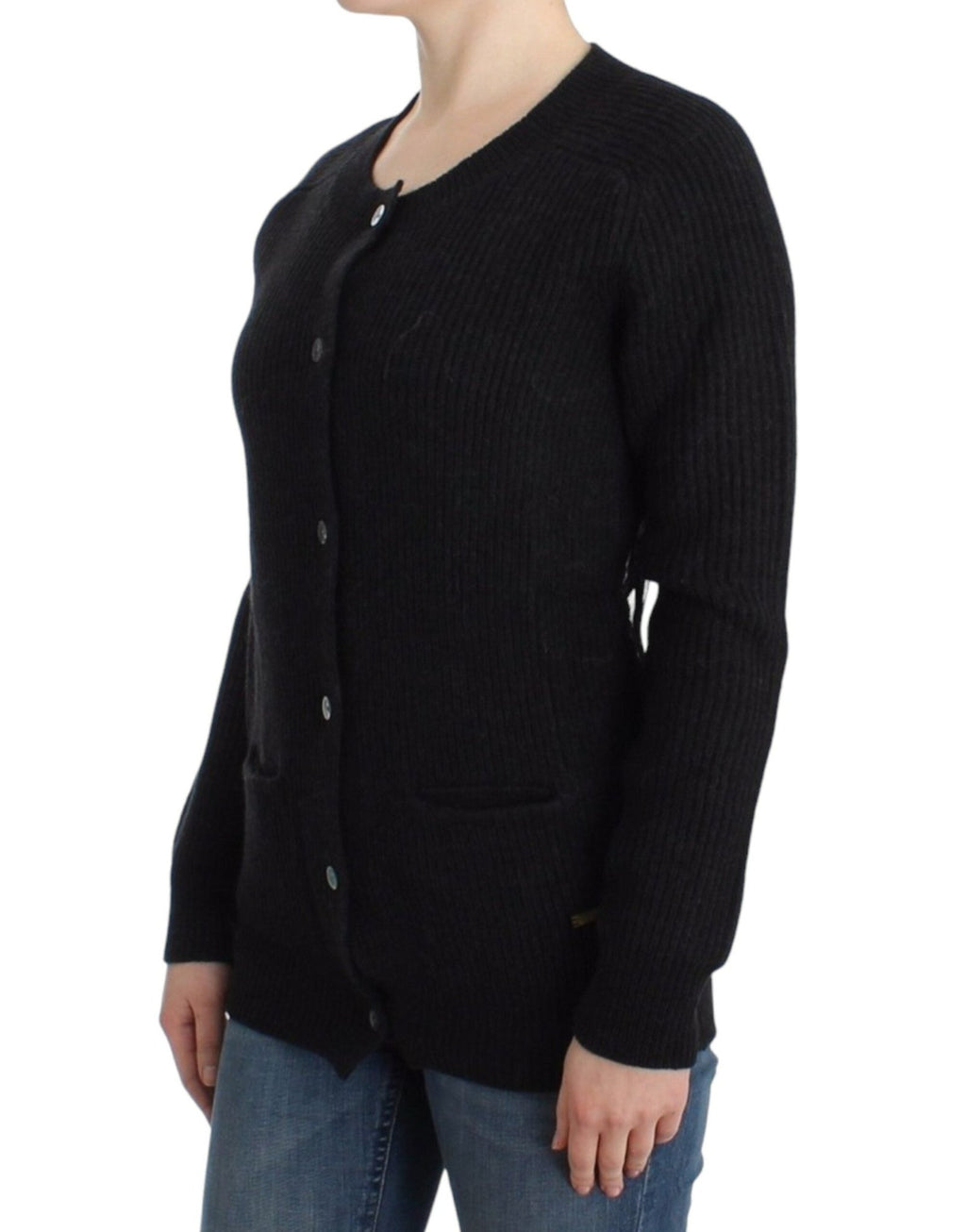 Black wool cardigan - X excelência