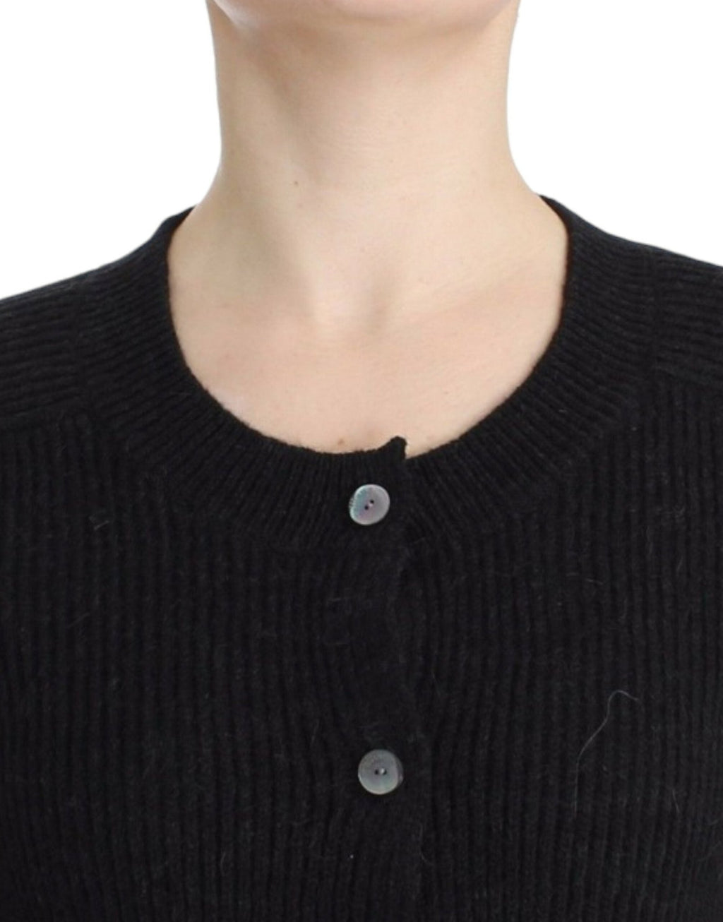 Black wool cardigan - X excelência
