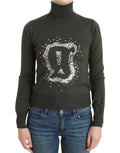 Green wool turtleneck sweater - X excelência