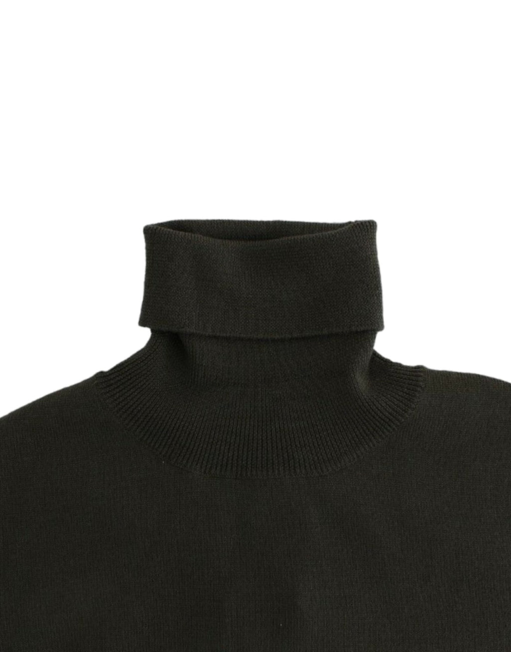 Green wool turtleneck sweater - X excelência