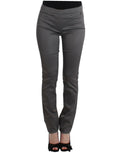 Gray slim fit pants - X excelência