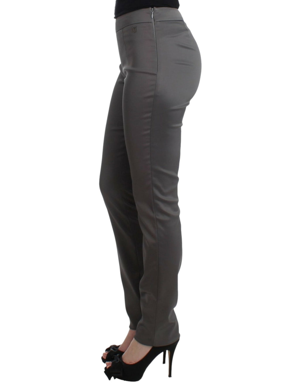 Gray slim fit pants - X excelência