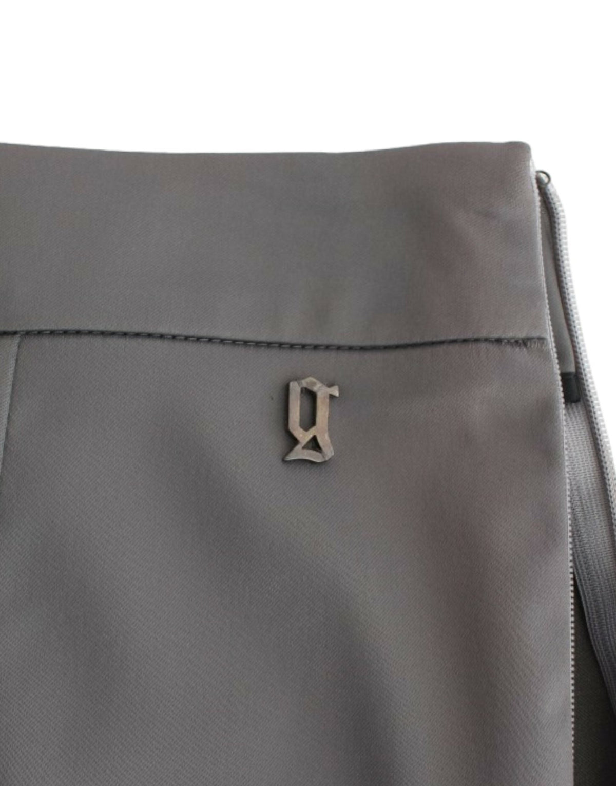 Gray slim fit pants - X excelência