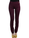 Purple slim fit pants - X excelência