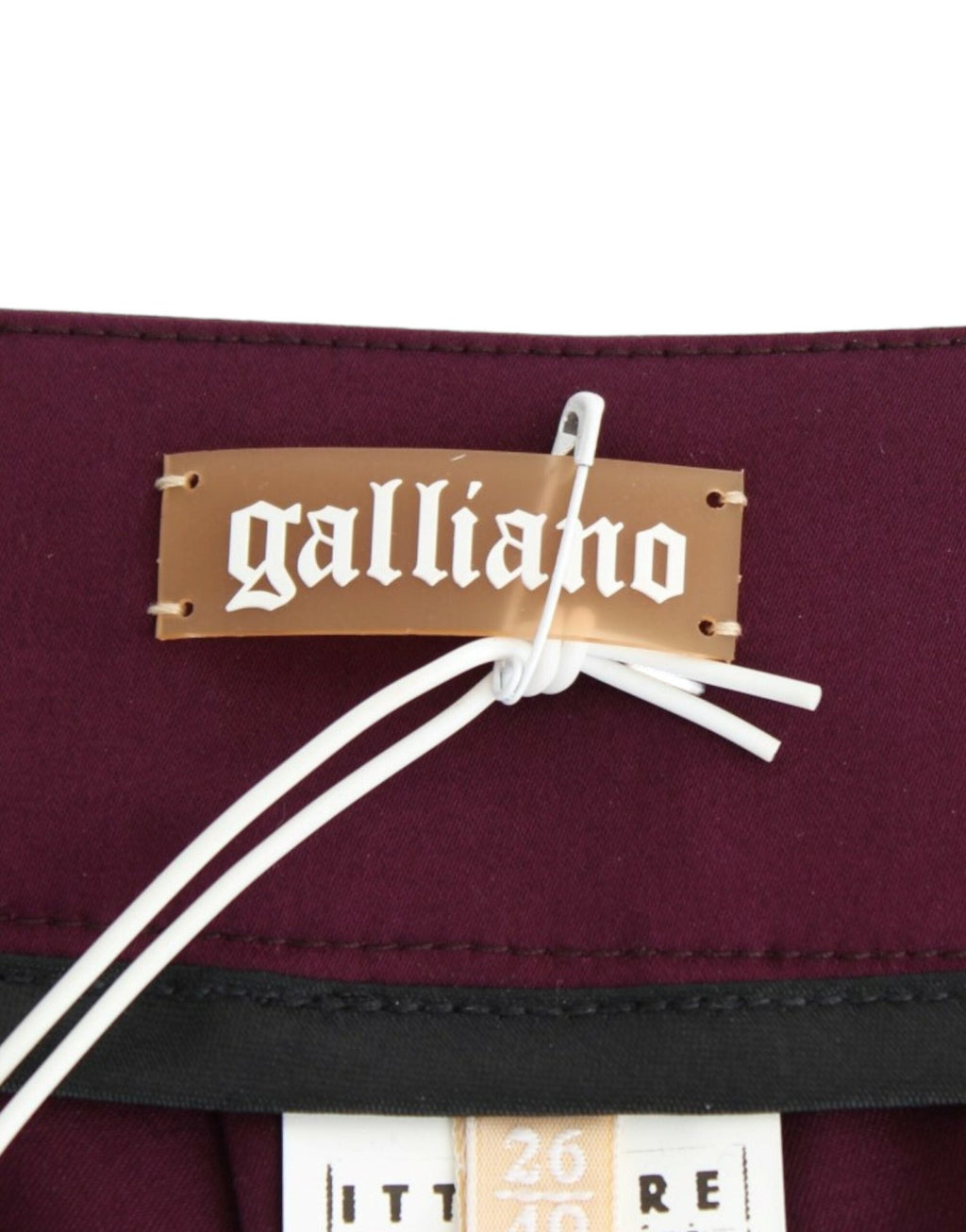 Purple slim fit pants - X excelência