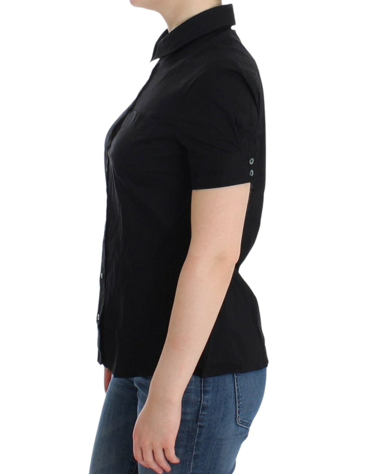 Black cotton shirt top - X excelência