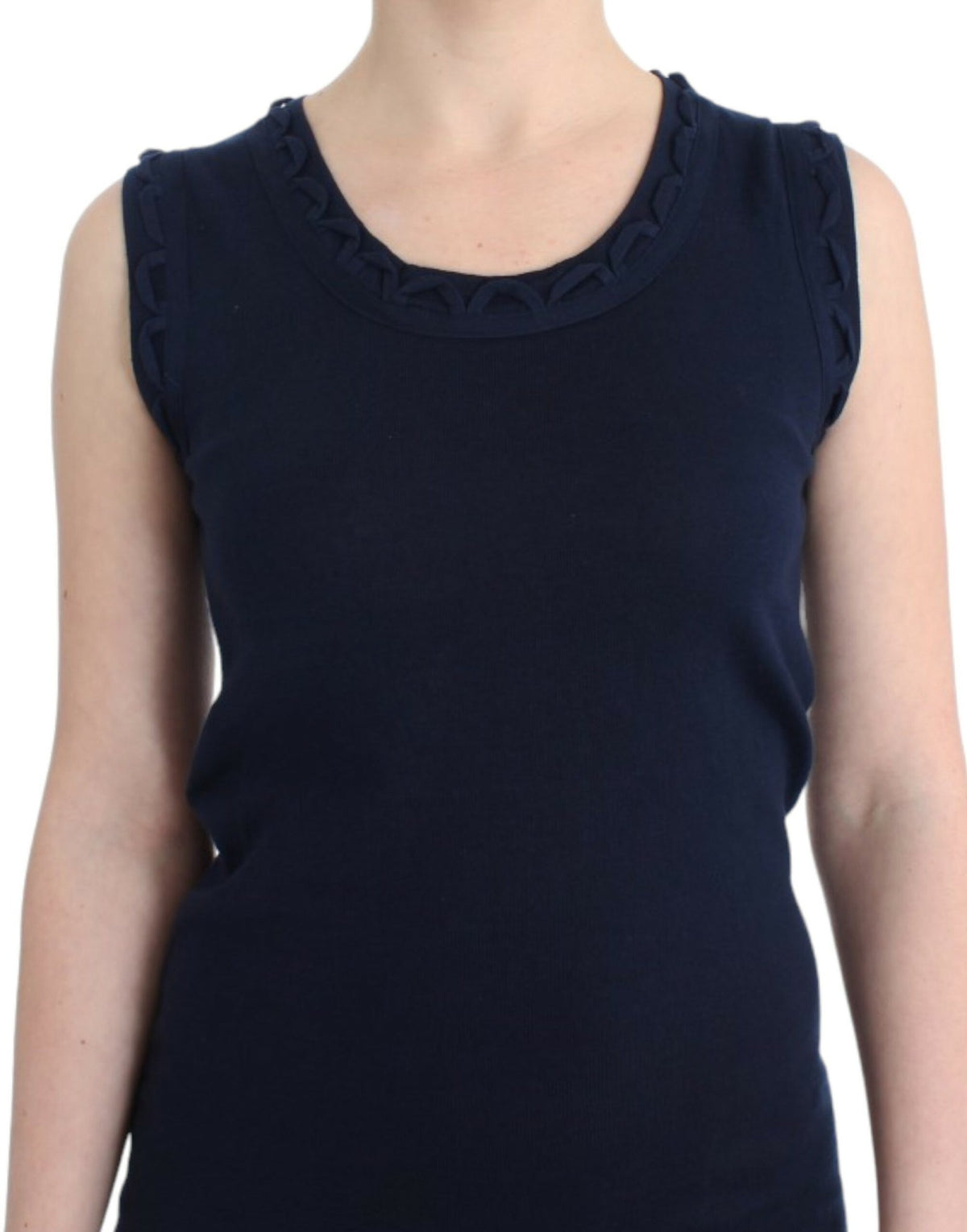 Blue cotton jersey dress - X excelência