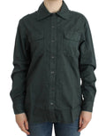 Gray button down shirt - X excelência
