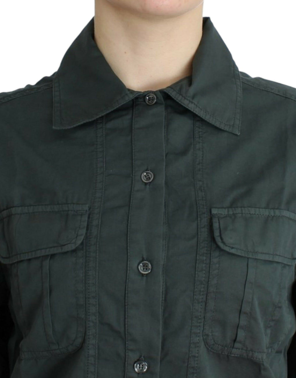 Gray button down shirt - X excelência