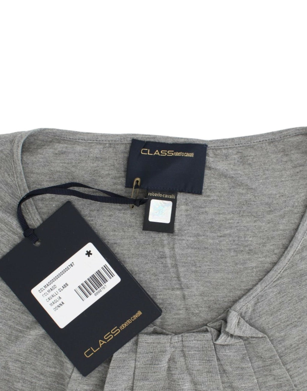 Gray 3/4 sleeves jumper top - X excelência