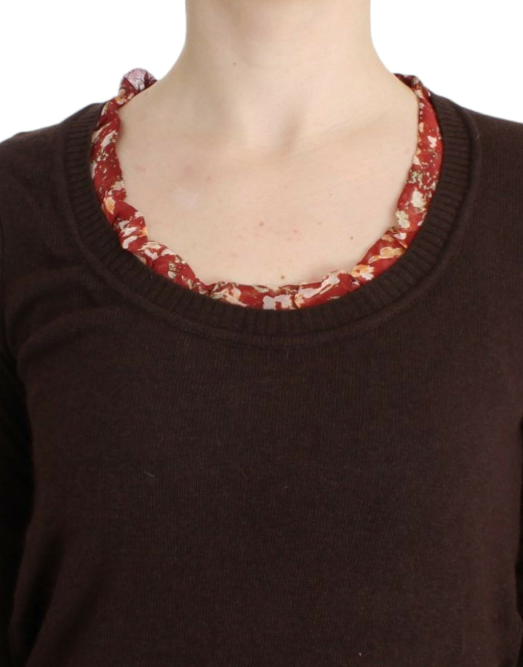 Brown crewneck sweater - X excelência