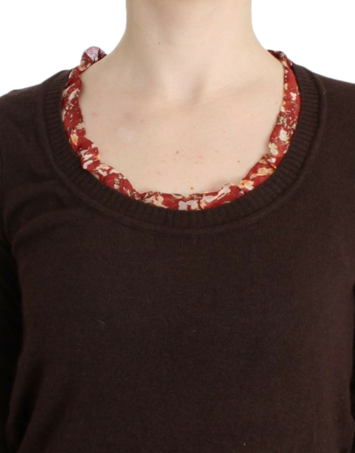 Brown crewneck sweater - X excelência