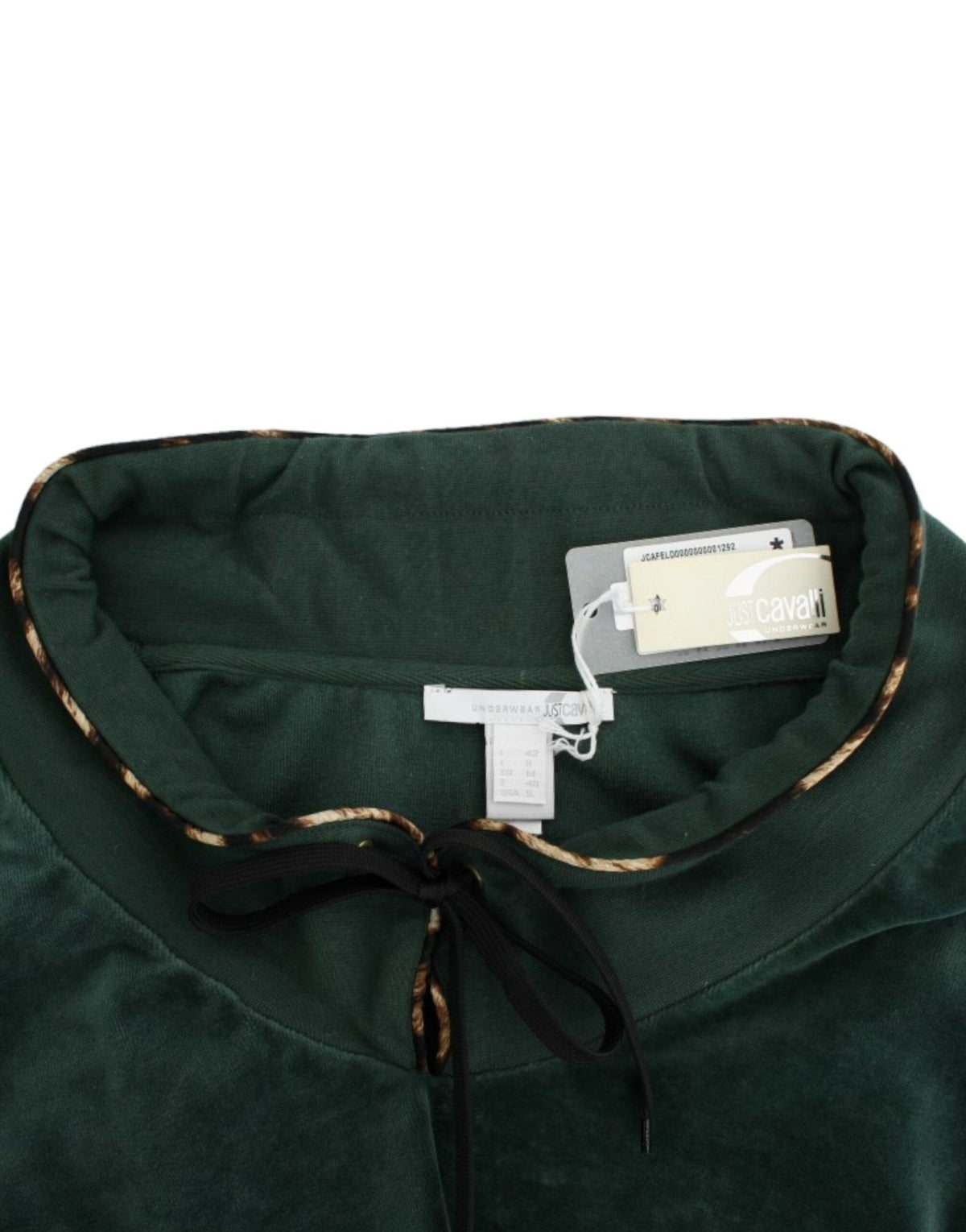 Green velvet cotton sweater - X excelência