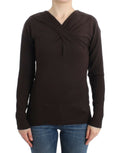 Brown knitted wool sweater - X excelência