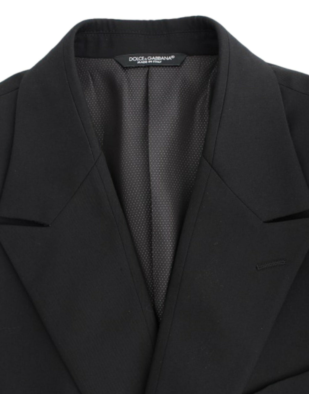 Black wool slim fit blazer - X excelência