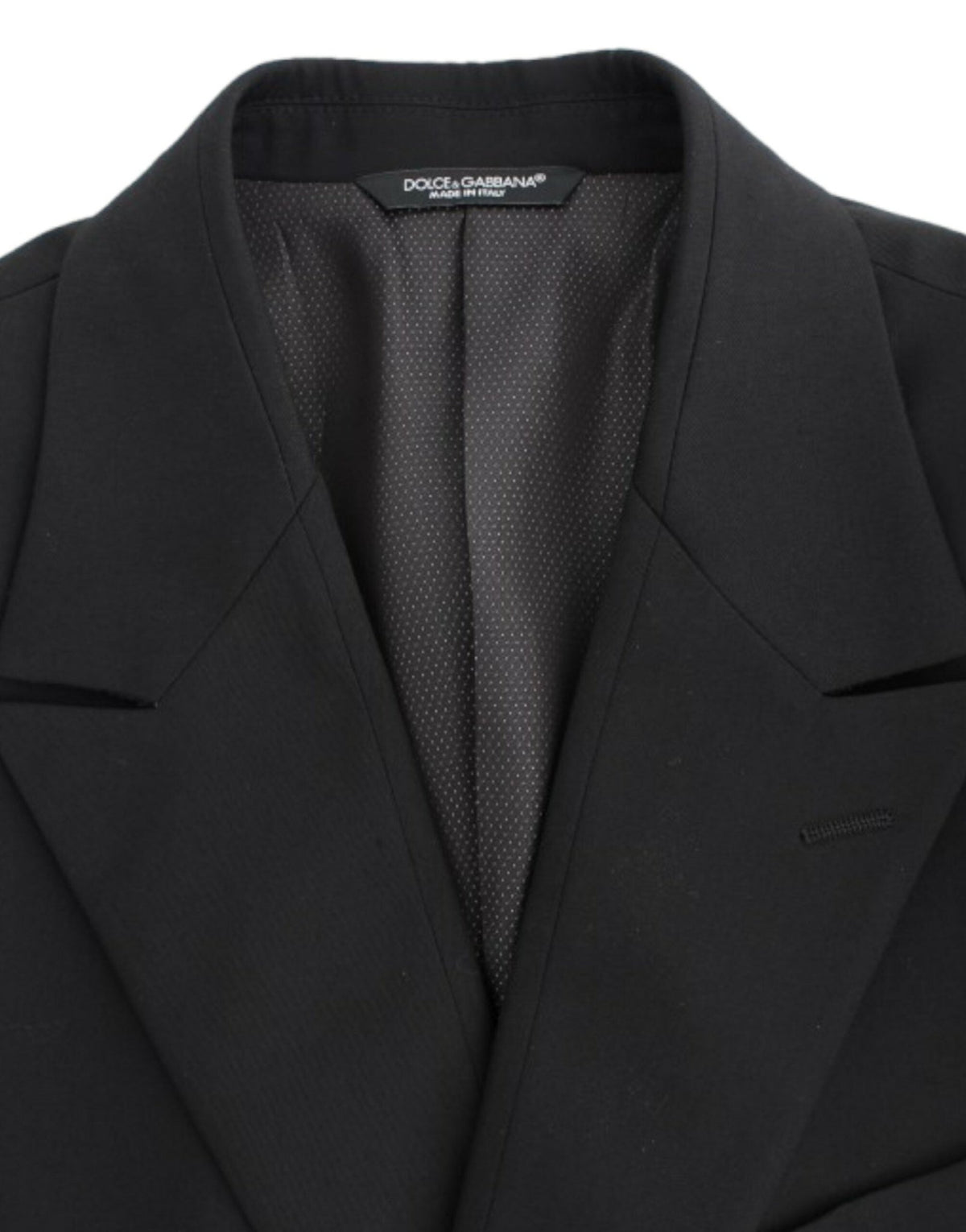 Black wool slim fit blazer - X excelência
