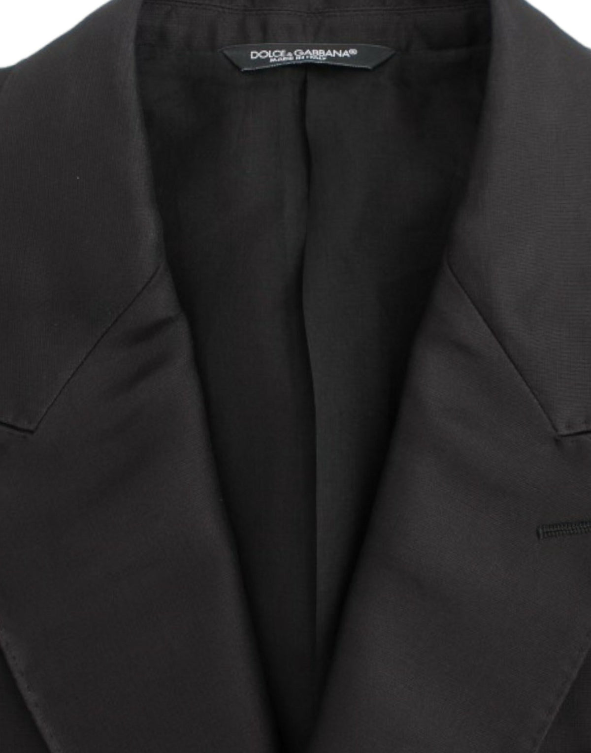Black silk slim fit blazer - X excelência
