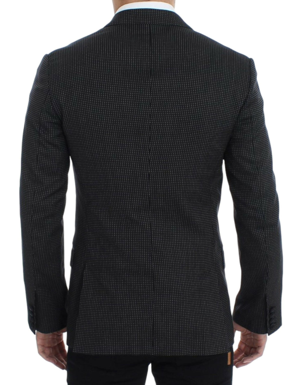Dark Gray Wool Silk Slim MARTINI Jacket Blazer - X excelência