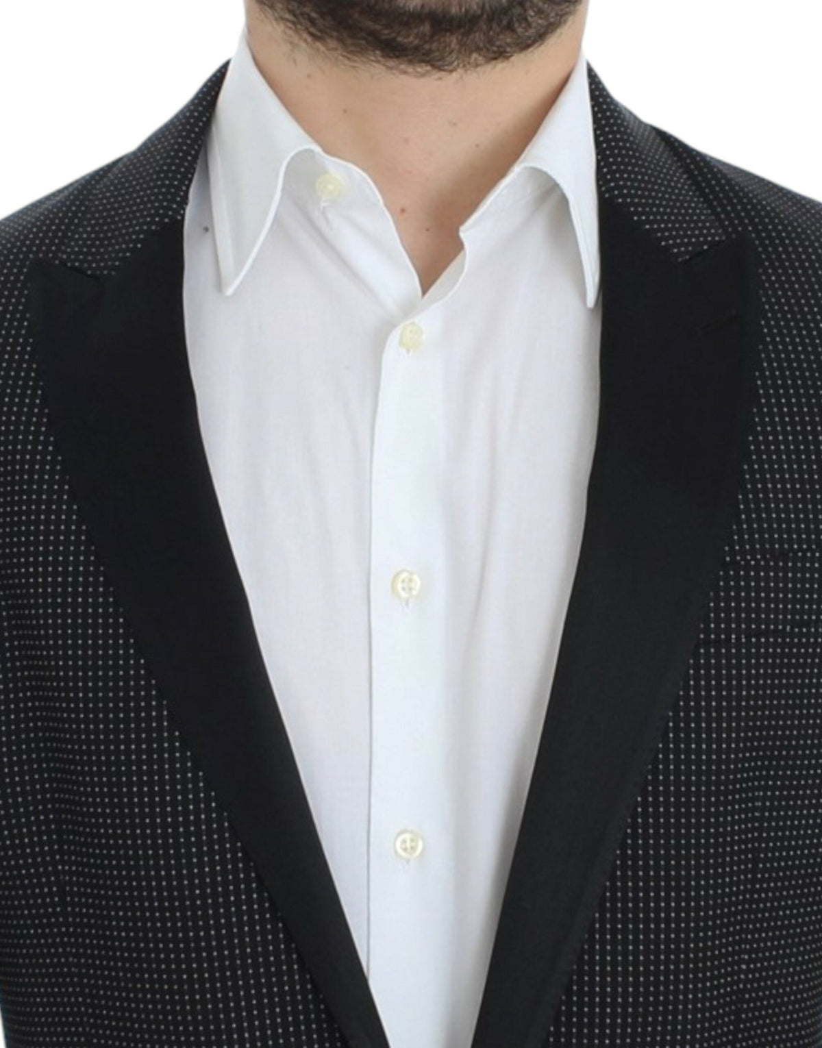 Dark Gray Wool Silk Slim MARTINI Jacket Blazer - X excelência