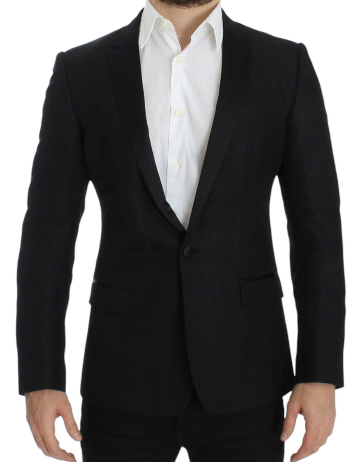 Black wool MARTINI slim blazer - X excelência
