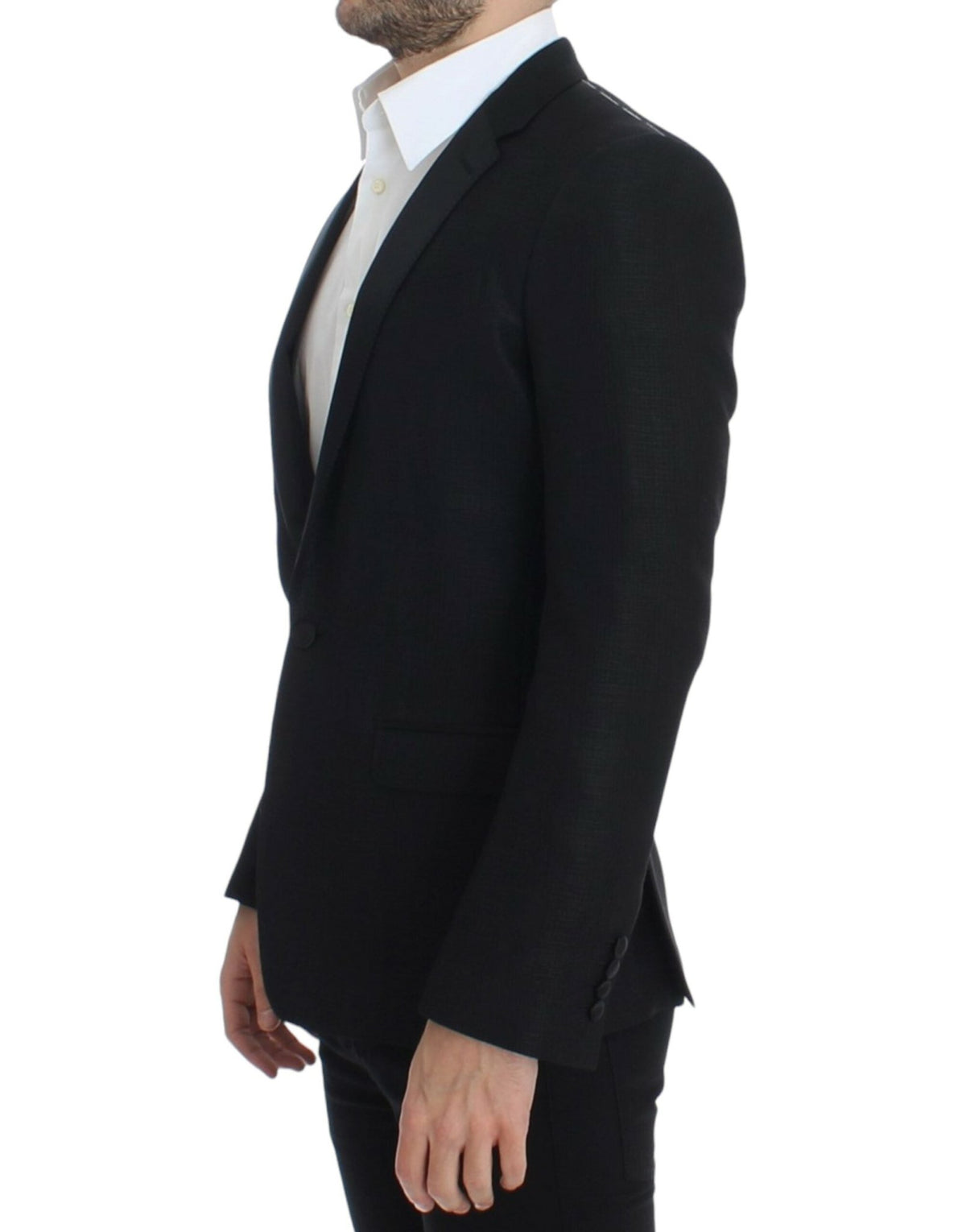 Black wool MARTINI slim blazer - X excelência