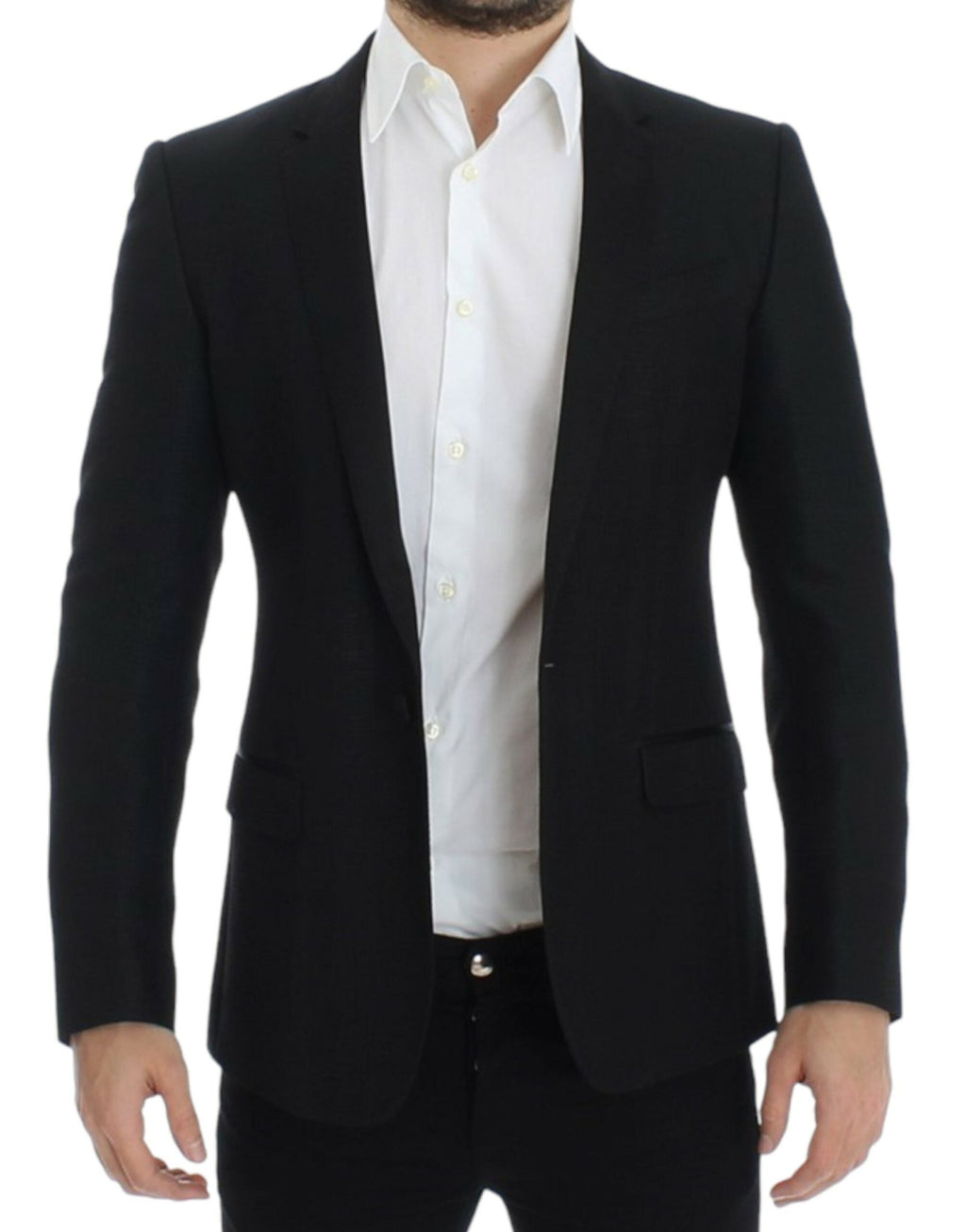 Black wool MARTINI slim blazer - X excelência
