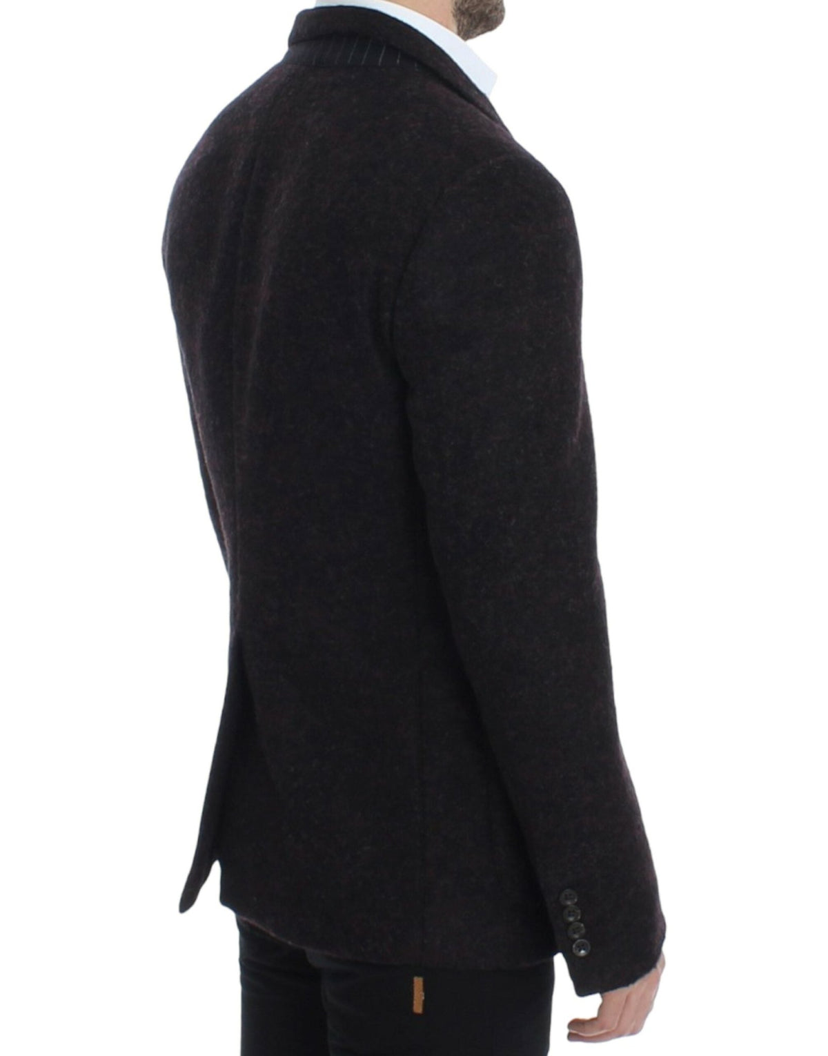 Bordeaux alpaga two button blazer - X excelência
