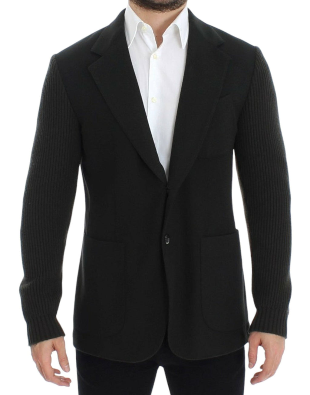 Green cashmere two button blazer - X excelência