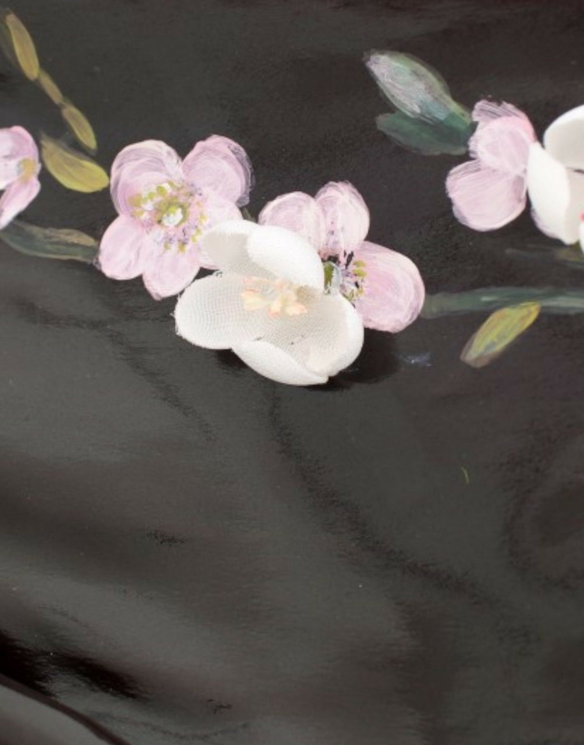 Black floral 3/4 Sleeve sheath dress - X excelência