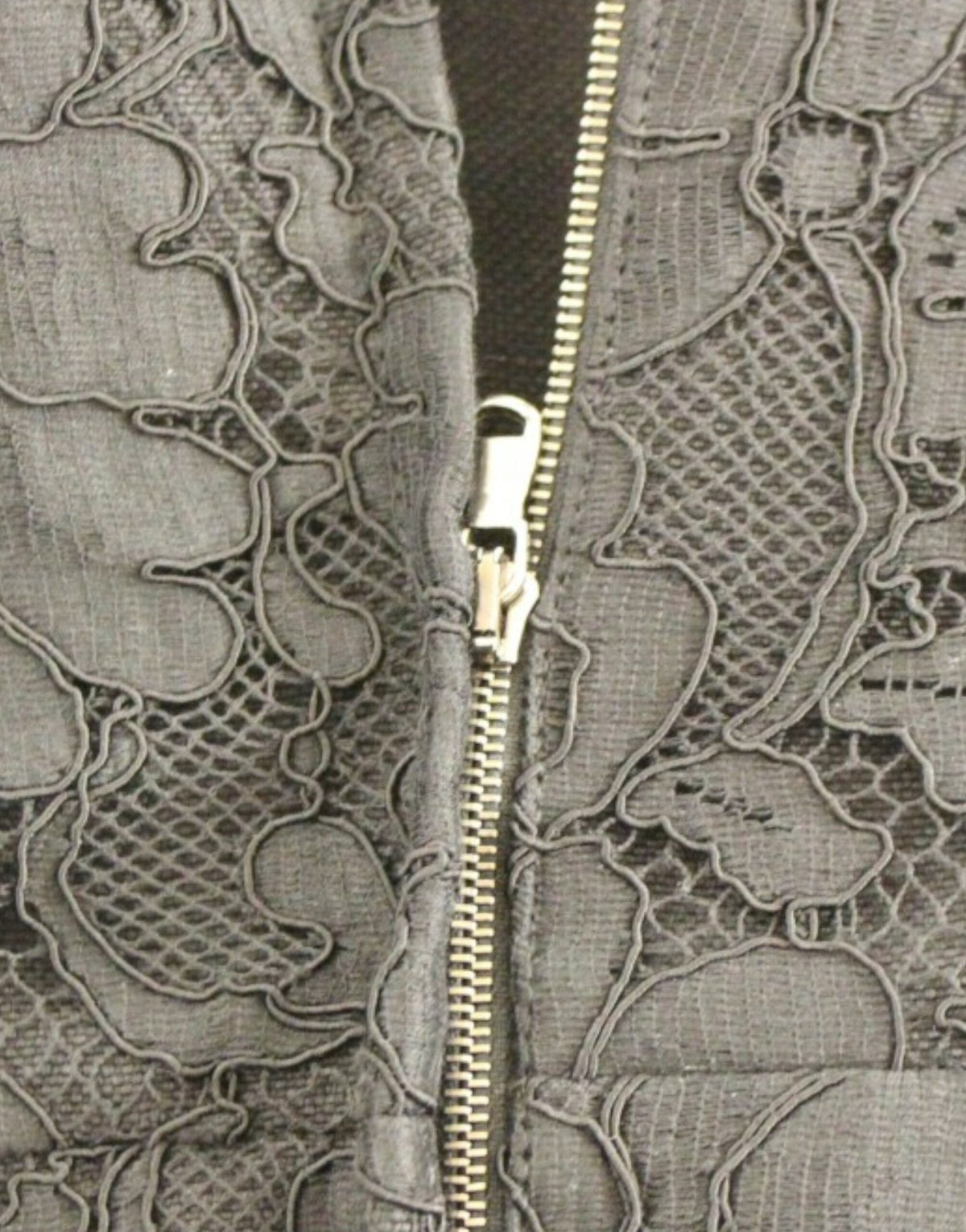 Black floral lace sicily runway dress - X excelência