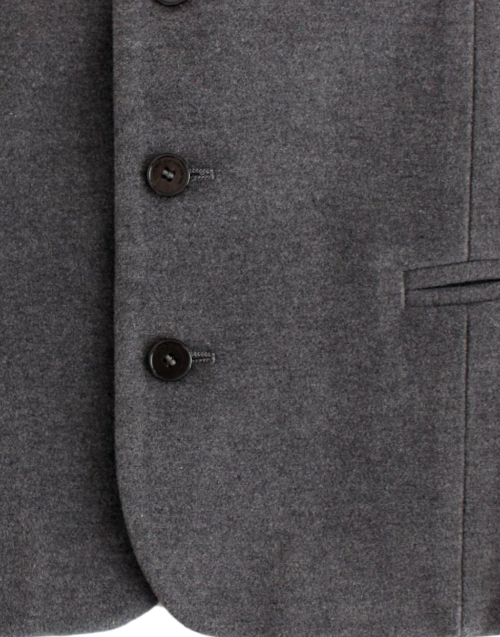 Gray cotton blend casual vest - X excelência