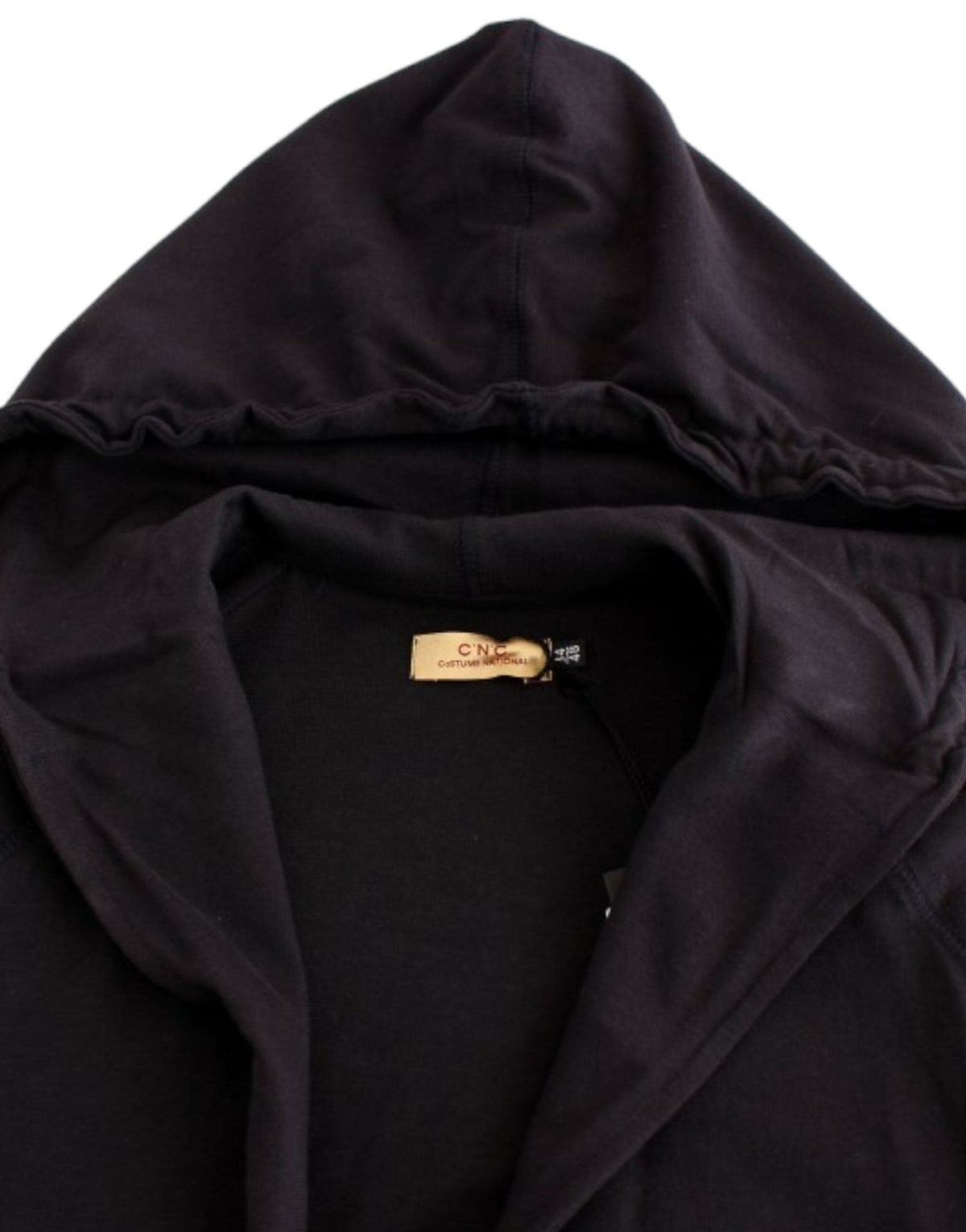 Blue hooded cotton sweater - X excelência