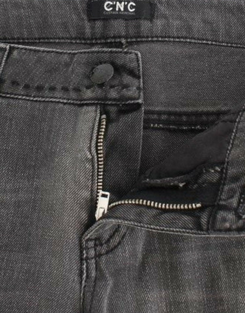 Gray straight leg jeans - X excelência