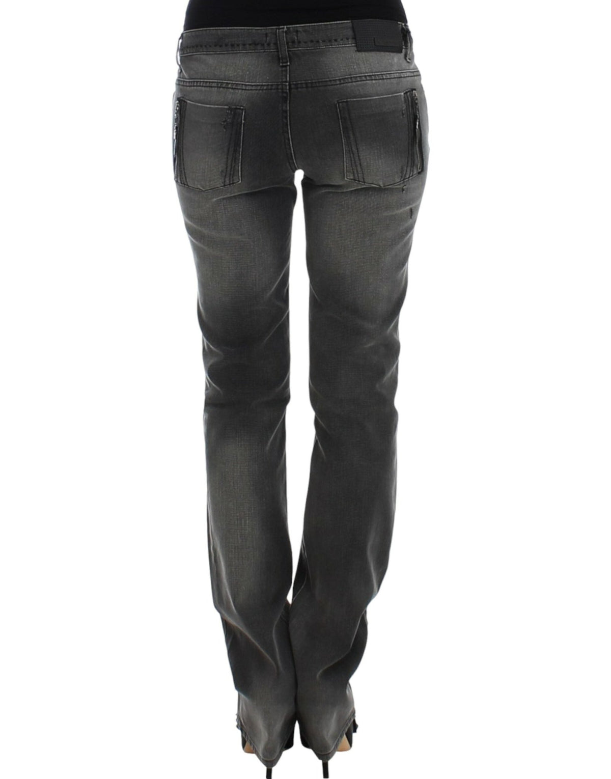 Gray straight leg jeans - X excelência