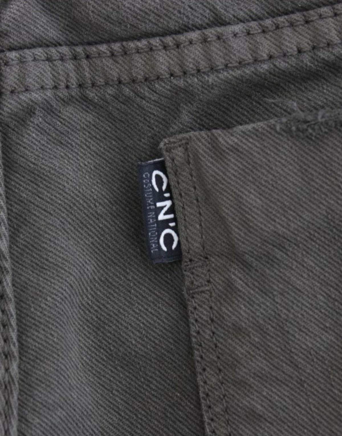 Green slim leg jeans - X excelência