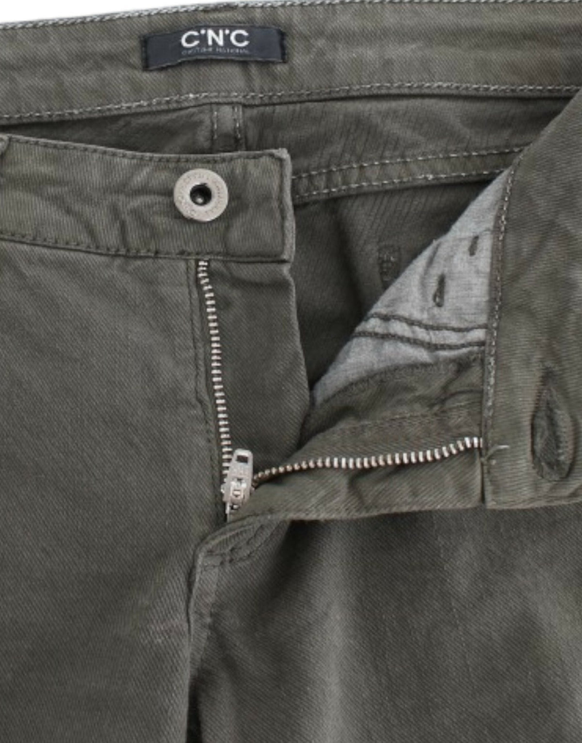 Green slim leg jeans - X excelência