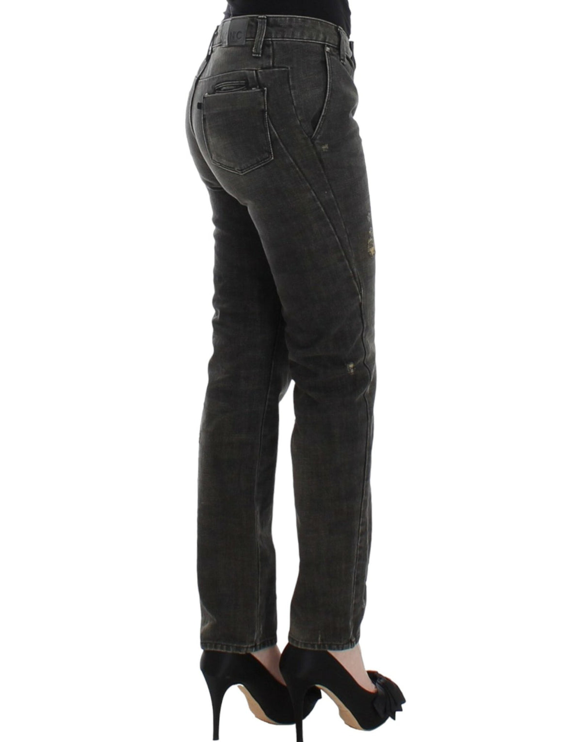 Gray distressed jeans - X excelência